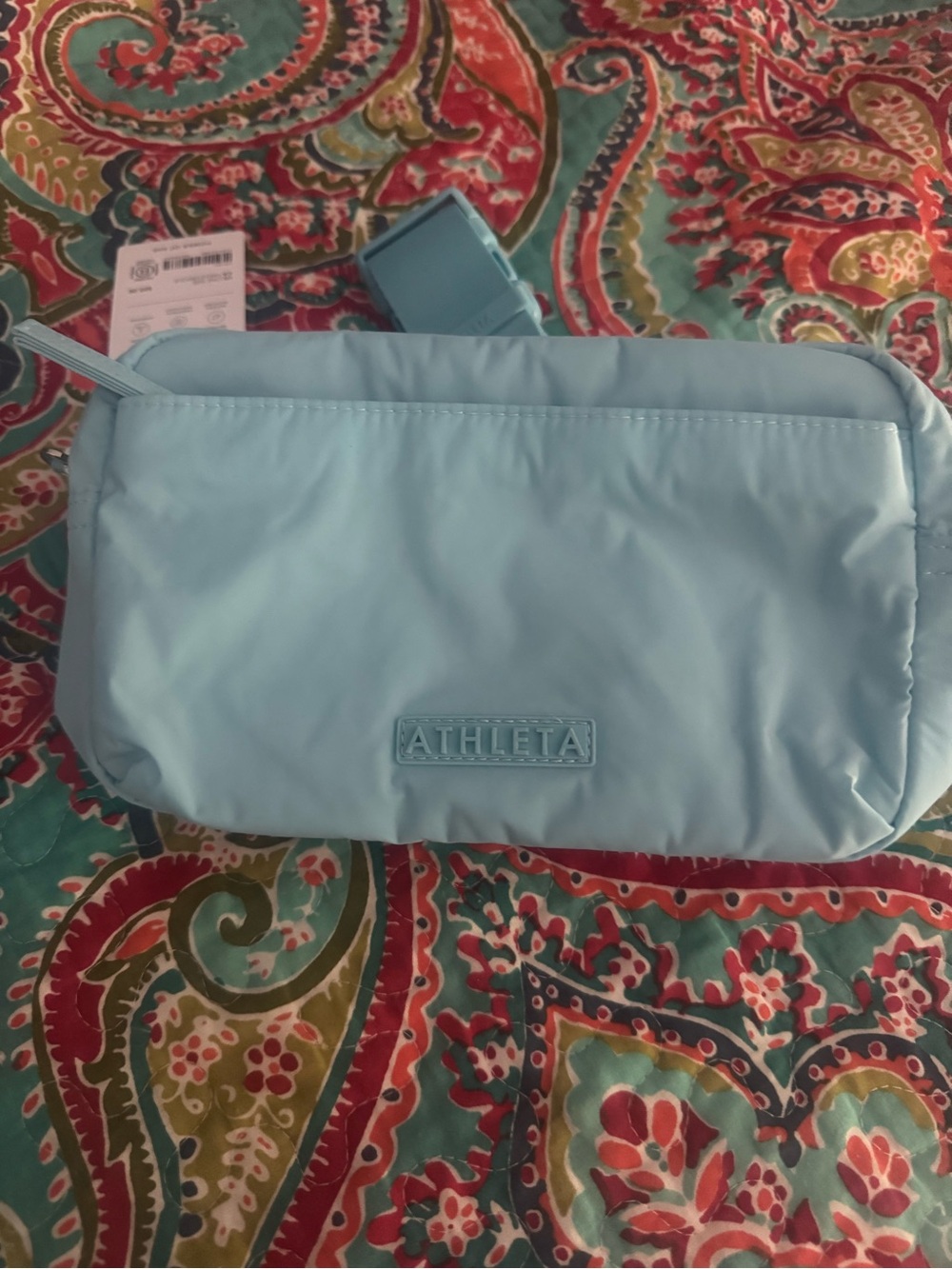 Athleta Light Blue Belted Fanny Pack